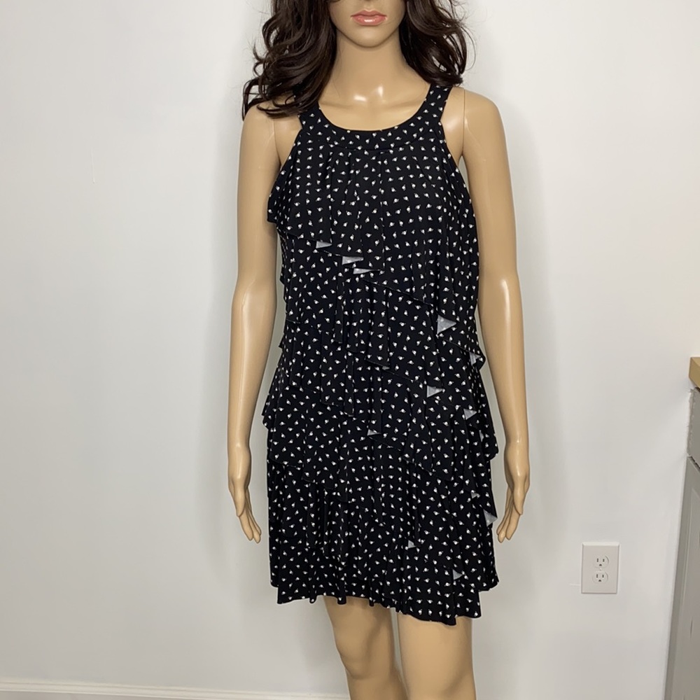 White House Black Market Tiered Halter Dress